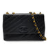 CHANEL VINTAGE BIAS STITCH CHAIN SHOULDER BAG BLACK CAVIAR SKIN 90260184 - PURPOSE