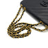 CHANEL VINTAGE BIAS STITCH CHAIN SHOULDER BAG BLACK CAVIAR SKIN 90260184 - PURPOSE