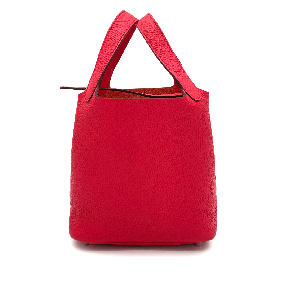 HERMES PICOTIN LOCK PM ROSE EXTREME TAURILLON CLEMENCE HAND BAG D 90260191