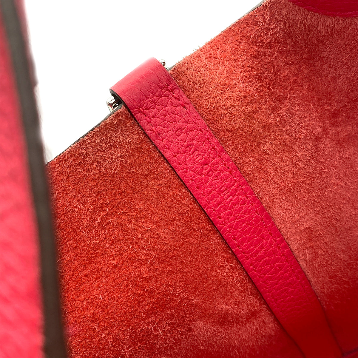 HERMES PICOTIN LOCK PM ROSE EXTREME TAURILLON CLEMENCE HAND BAG D 90260191