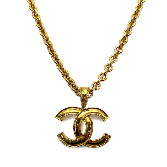 CHANEL VINTAGE NECKLACE COCOMARK ACCESSORY 94P 90260442