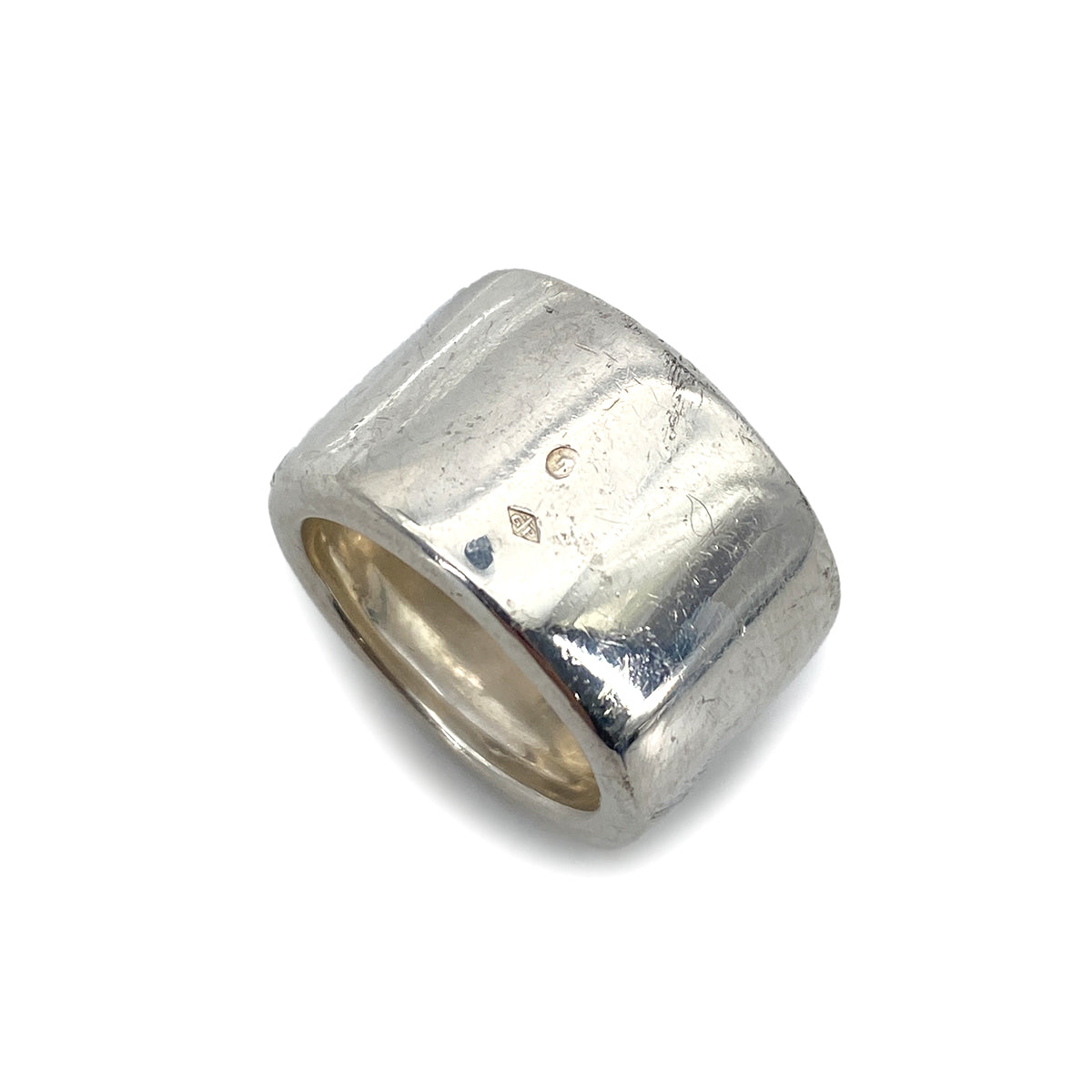 CHANEL VINTAGE CAMELLIA RING SILVER ACCESSORY 90260449