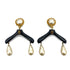 CHANEL VINTAGE EARRINGS HANGER MOTIF COCO MARK FAUX PEARL ACCESSORY 90260460 - PURPOSE
