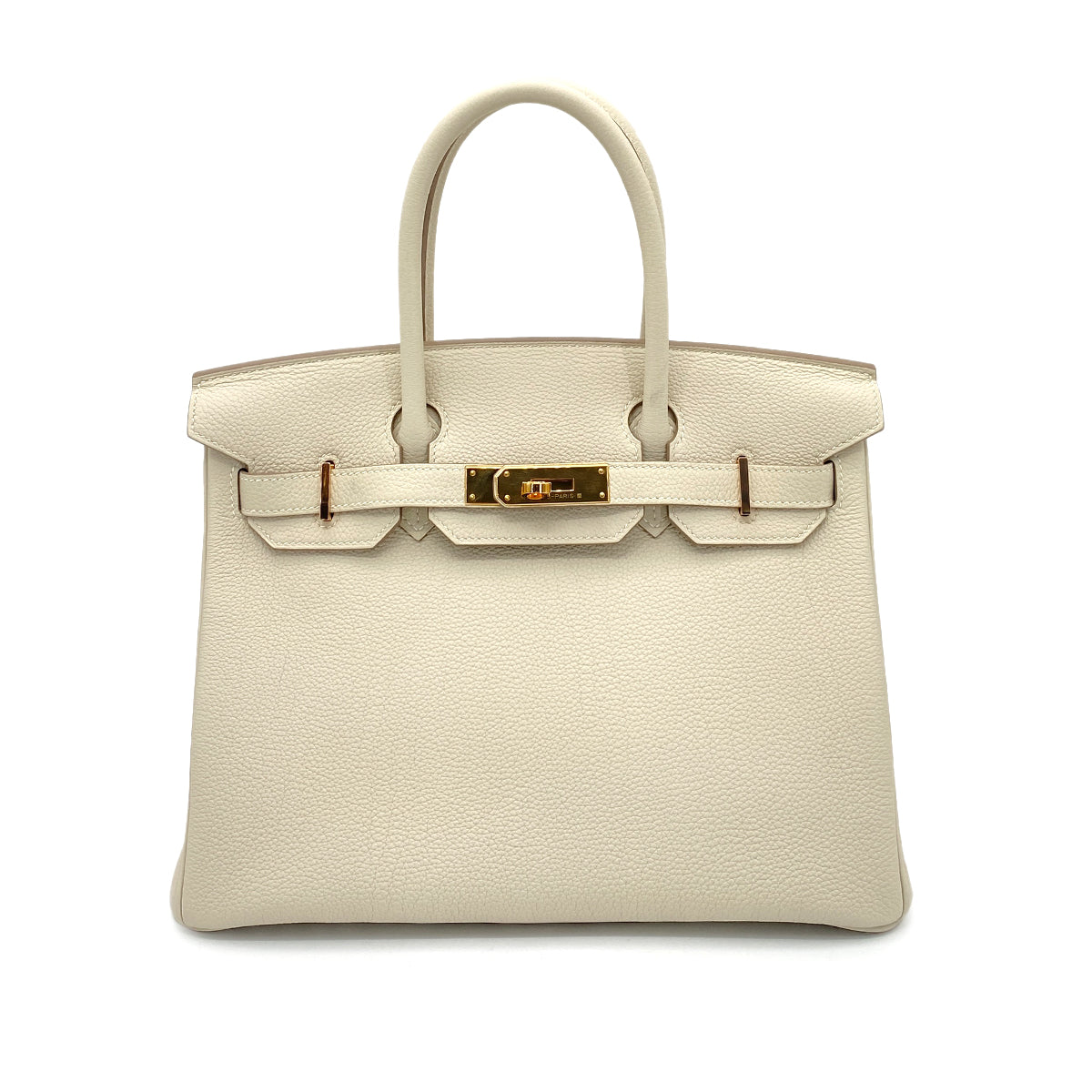HERMES BIRKIN 30 CRAIE TOGO HAND BAG Z GHW 90260462