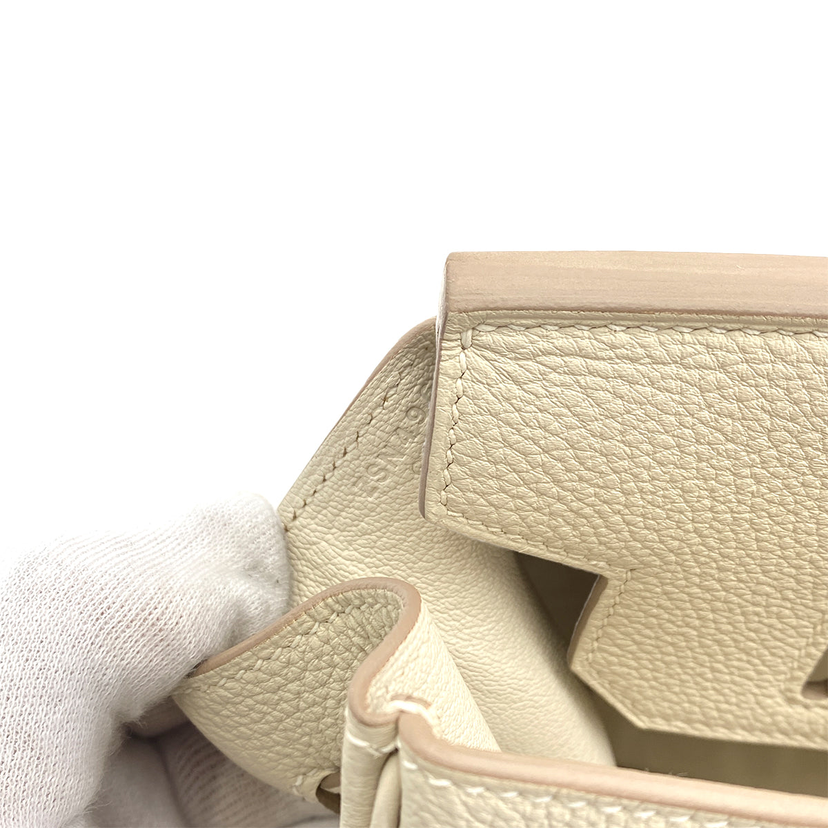 HERMES BIRKIN 30 CRAIE TOGO HAND BAG Z GHW 90260462