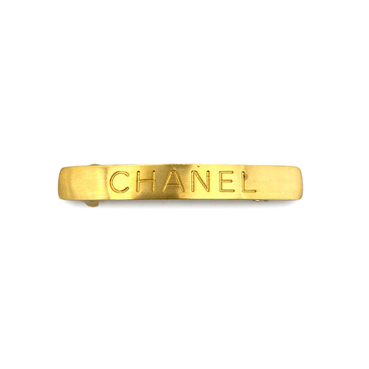 CHANEL VINTAGE VALLETTA LOGOS GOLD ACCESSORY 97P 90260463