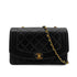 CHANEL VINTAGE DIANA MEDIUM CHAIN SHOULDER BAG BLACK LAMB SKIN 90260467 - PURPOSE