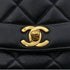 CHANEL VINTAGE DIANA MEDIUM CHAIN SHOULDER BAG BLACK LAMB SKIN 90260467 - PURPOSE