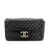 CHANEL VINTAGE WESTMINSTER CHAIN SHOULDER BAG FAKE PEARL BLACK LAMB SKIN 90260476 - PURPOSE