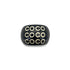 CHANEL VINTAGE COCO RING BLACK ACCESSORY 01P 90260484 - PURPOSE