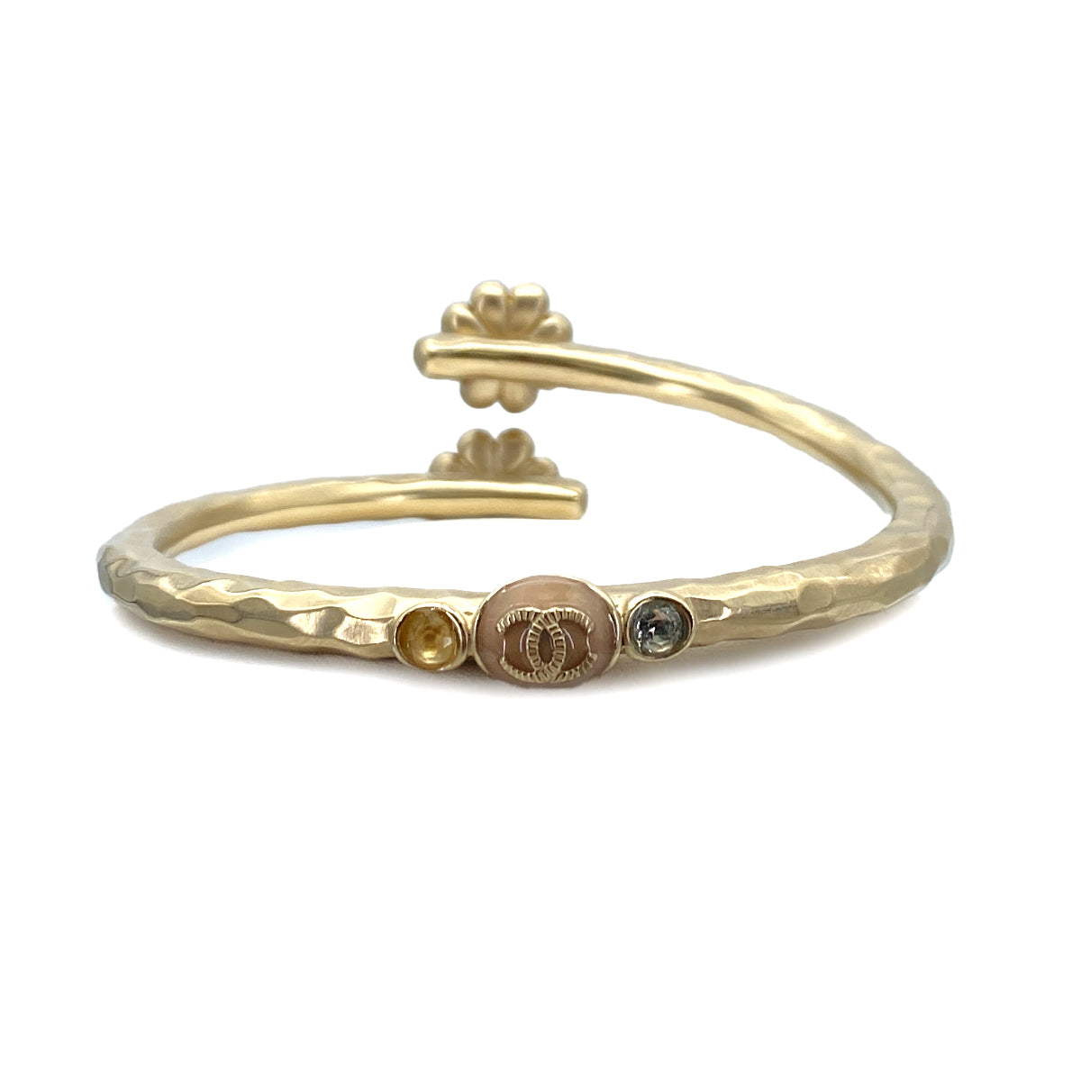 CHANEL BANGLE FLOWER COCOMARK RHINESTONE ACCESSORY 18C 90260493