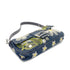 FENDI MAMMA BAGUETTE DENIM FLOWER SHOULDER BAG NAVY 90260792