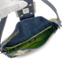 FENDI MAMMA BAGUETTE DENIM FLOWER SHOULDER BAG NAVY 90260792