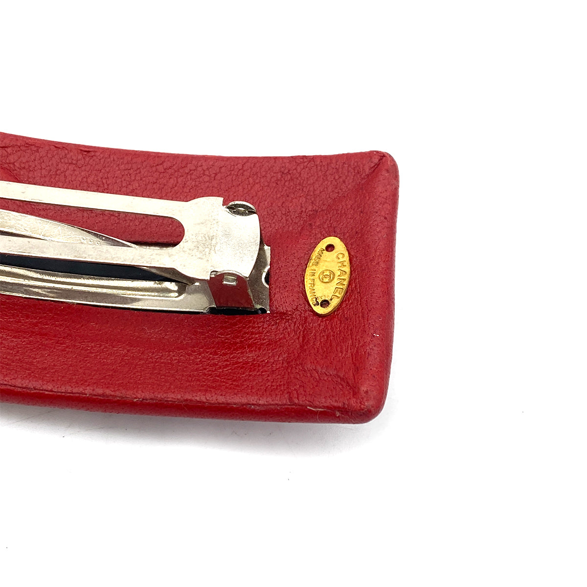 CHANEL VINTAGE VALLETTA COCOMARK RED ACCESSORY 90261172