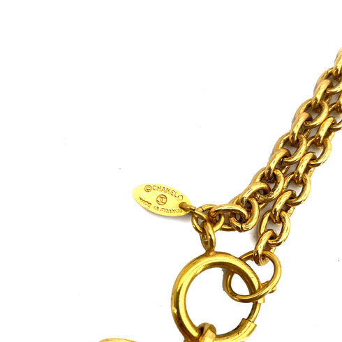 CHANEL VINTAGE NECKLACE MATELASSE COCOMARK ACCESSORY 90261175 - PURPOSE