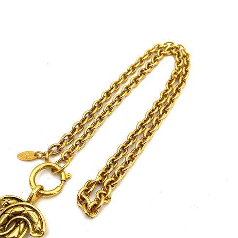 CHANEL VINTAGE NECKLACE MATELASSE COCOMARK ACCESSORY 90261175 - PURPOSE