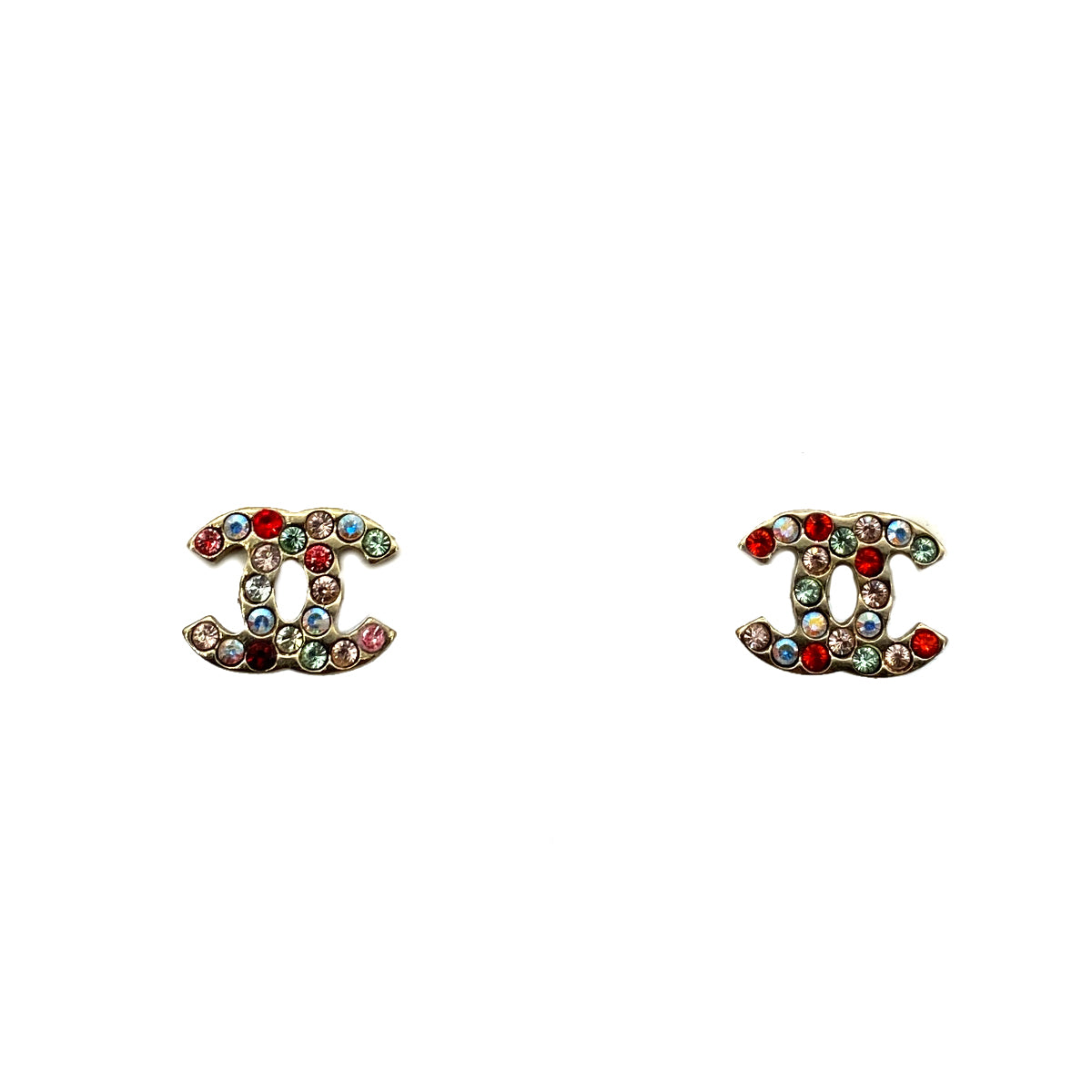 CHANEL EARRING COCOMARK MULTI RHINESTONE ACCESSORY 04A 90261184