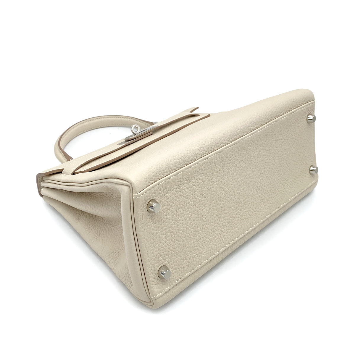 HERMES KELLY 28 RETOURNE CRAIE TOGO HAND SHOULDER BAG A SHW 90261189