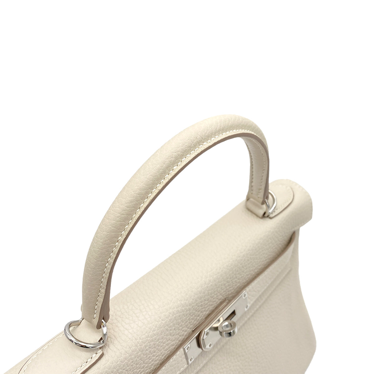 HERMES KELLY 28 RETOURNE CRAIE TOGO HAND SHOULDER BAG A SHW 90261189