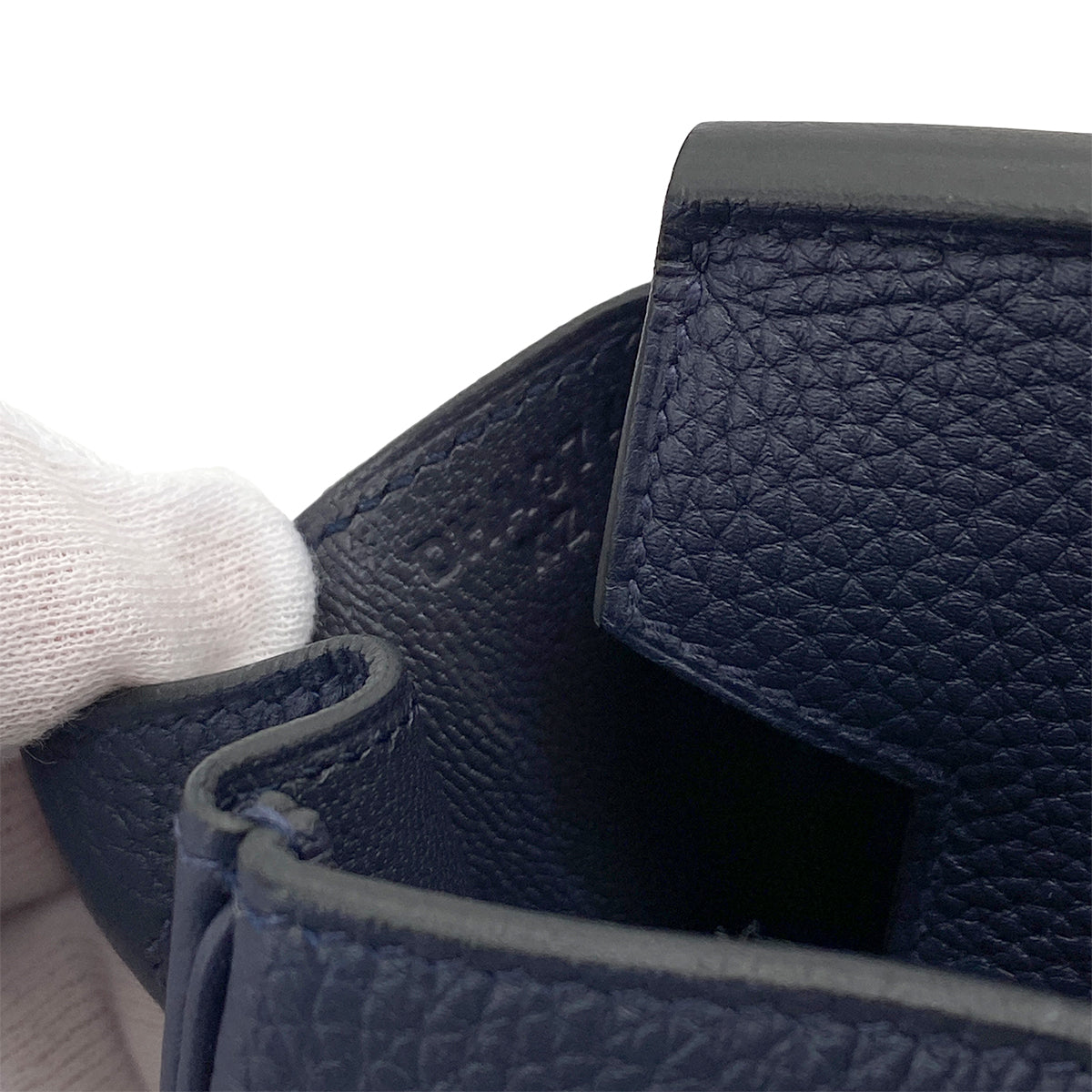 HERMES BIRKIN 25 NUIT TOGO HAND BAG D SHW 90261199