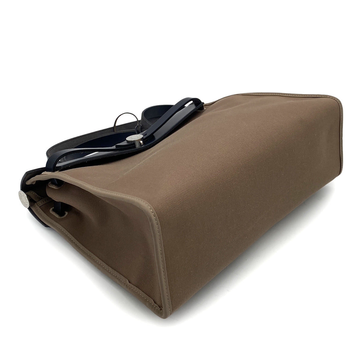 HERMES HER BAG ZIP 31 ETOUPE BLUE INDIGO TOILE OFFICIER VACHE HUNTER TOTE SHOULDER A 90261201