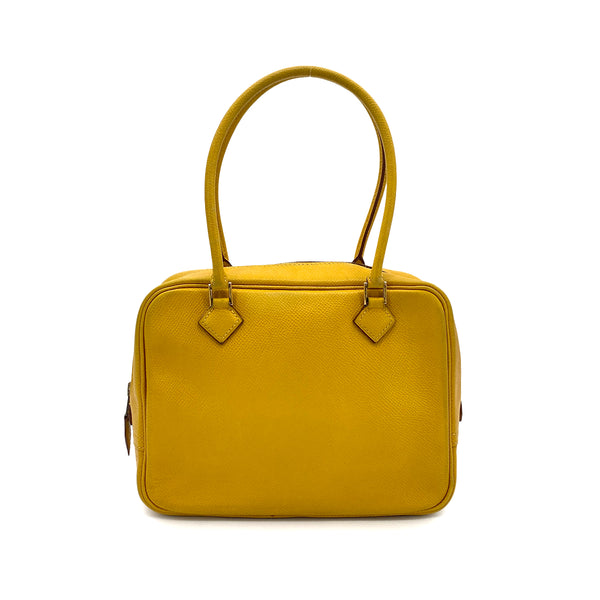 HERMES PLUME 20 JAUNE COUCHEVEL SHOULDER BAG 〇Z 90261223 - PURPOSE