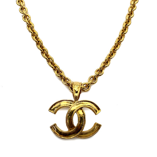 CHANEL VINTAGE NECKLACE COCOMARK ACCESSORY 94P 90261274