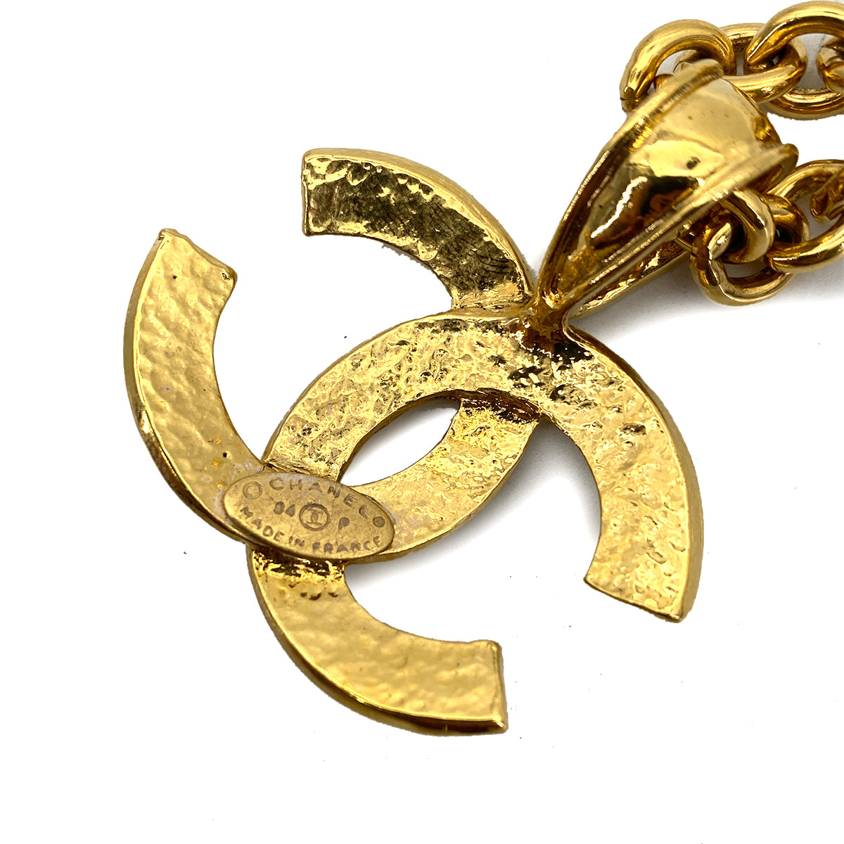 CHANEL VINTAGE NECKLACE COCOMARK ACCESSORY 94P 90261274