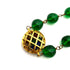 CHANEL VINTAGE NECKLACE GRIPOIX GREEN ACCESSORY 90261281 - PURPOSE