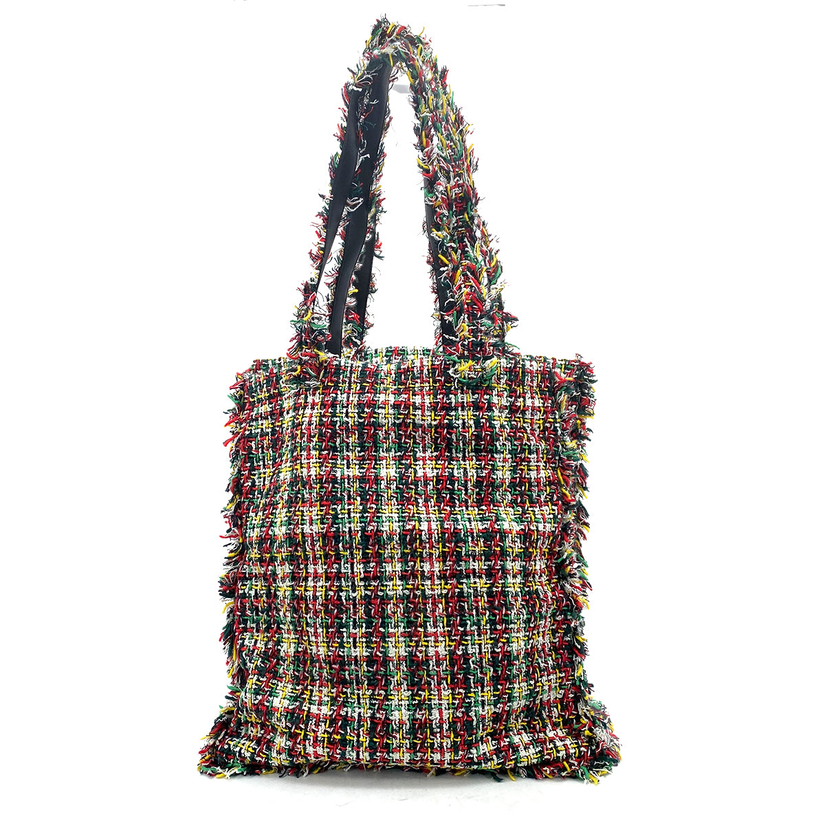 CHANEL TOTE BAG MULTI COLOR TWEED FIVE LOGO 90261325