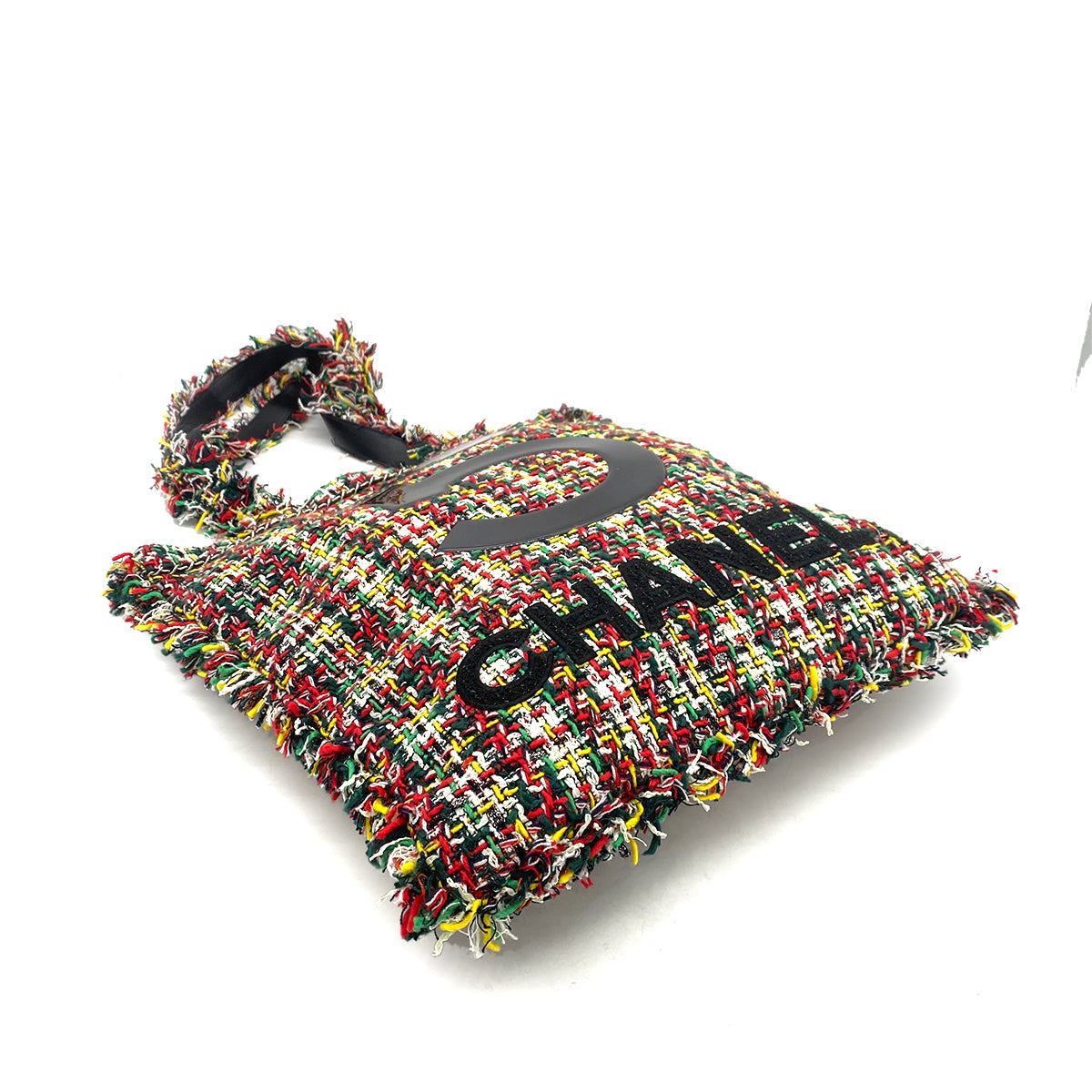 CHANEL TOTE BAG MULTI COLOR TWEED FIVE LOGO 90261325