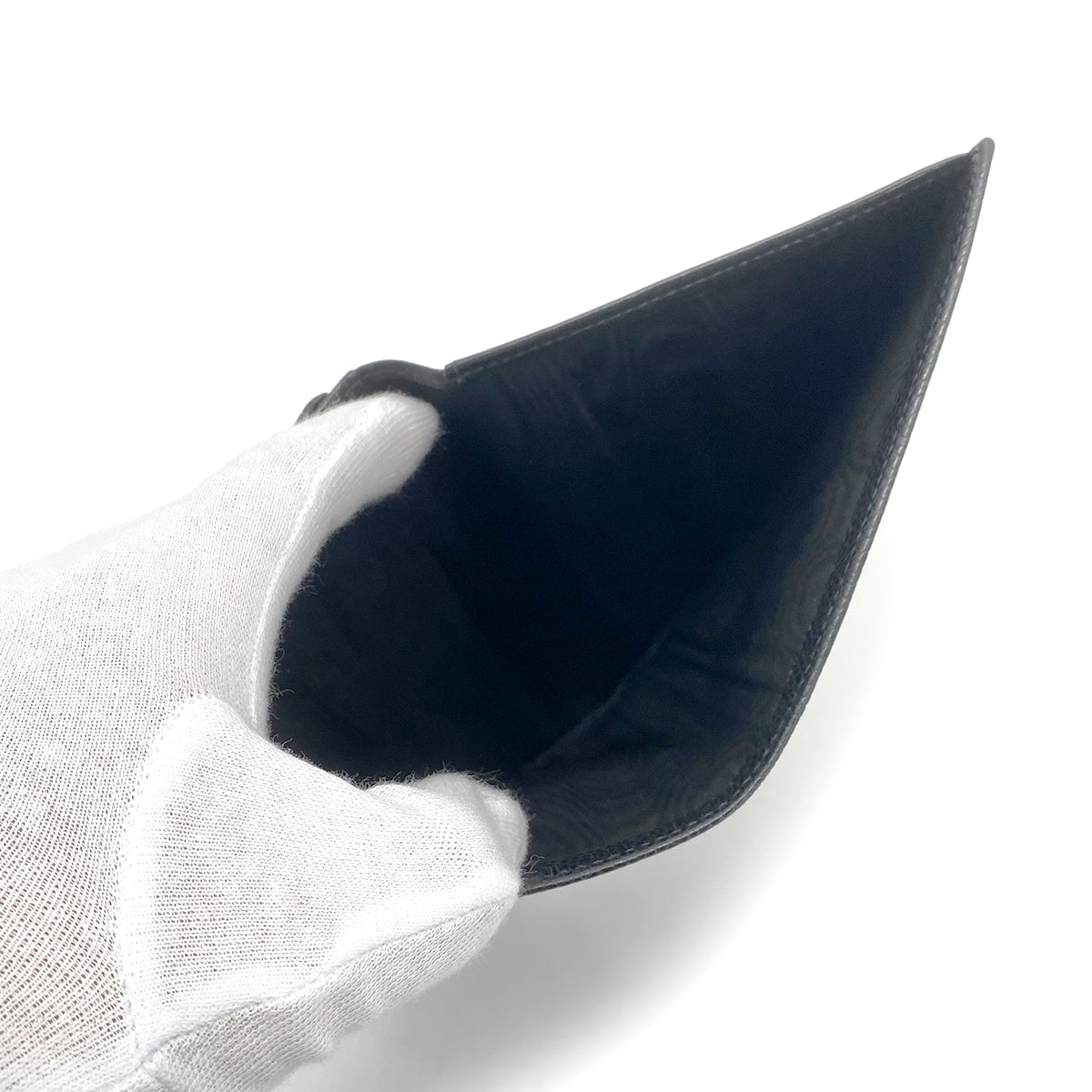 CHANEL VINTAGE BIFOLD LONG WALLET BLACK CAVIAR SKIN 90261327