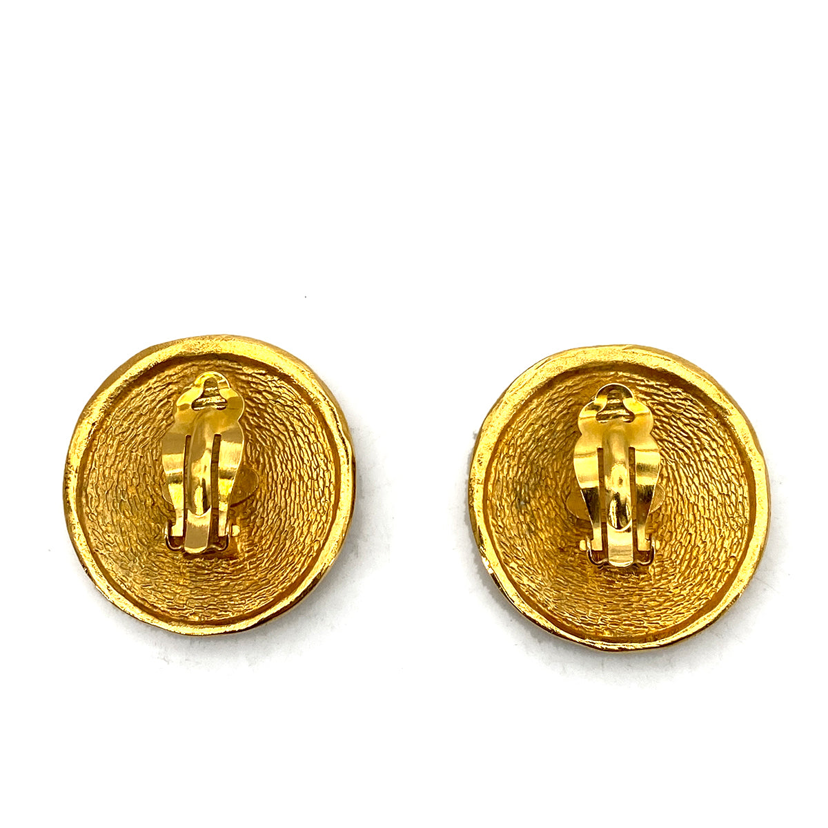 CHANEL VINTAGE EARRINGS ROUND CHANEL 31 LOGO ACCESSORY 90261335