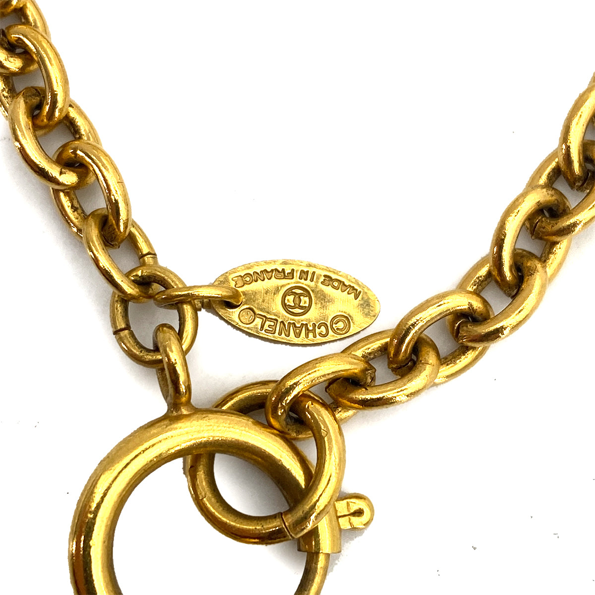 CHANEL VINTAGE NECKLACE 31RUE CAMBON PLATE ACCESSORY 90261352