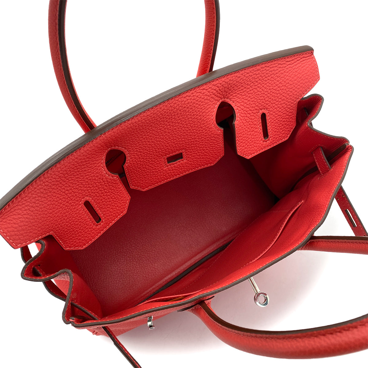 HERMES BIRKIN 30 BOUGAINVILLIER TOGO HAND BAG □R SHW 90261532