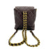 CHANEL VINTAGE DUMA CHAIN BACKPACK DARK BROWN LAMB SKIN 90261541 - PURPOSE