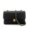 CHANEL VINTAGE CLASSIC FLAP SMALL CHAIN SHOULDER BAG BLACK CAVIAR SKIN GHW 90261547 - PURPOSE