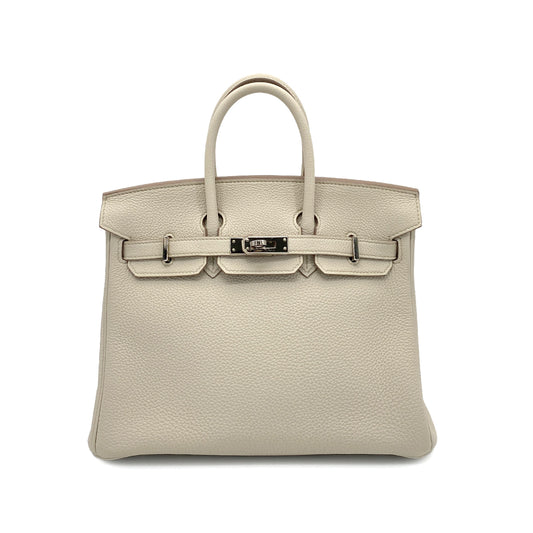 HERMES BIRKIN 25 BETON TOGO HAND BAG C SHW 90261556