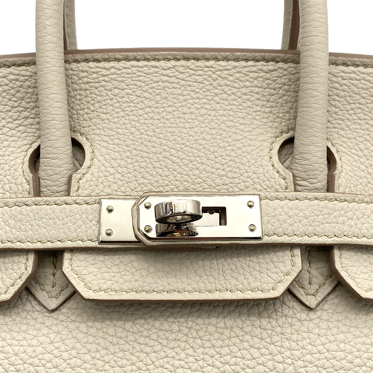 HERMES BIRKIN 25 BETON TOGO HAND BAG C SHW 90261556