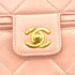CHANEL VINTAGE VANITY HAND BAG PINK LAMB SKIN 90261563