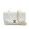 CHANEL VINTAGE DIANA SMALL CHAIN SHOULDER BAG WHITE CAVIAR SKIN 90261574 - PURPOSE