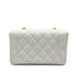 CHANEL VINTAGE DIANA SMALL CHAIN SHOULDER BAG WHITE CAVIAR SKIN 90261574 - PURPOSE