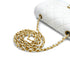 CHANEL VINTAGE DIANA SMALL CHAIN SHOULDER BAG WHITE CAVIAR SKIN 90261574 - PURPOSE