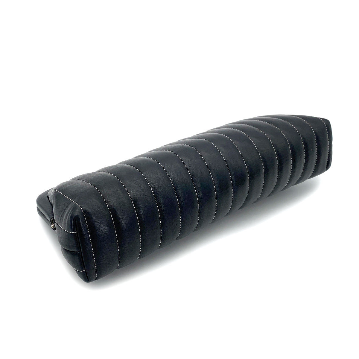 CHANEL VINTAGE NEW MADEMOISELLE CLUTCH BAG BLACK LAMB SKIN 90261599