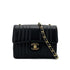 CHANEL VINTAGE MADEMOISELLE CHAIN SHOULDER BAG BLACK LAMB SKIN 90261604 - PURPOSE