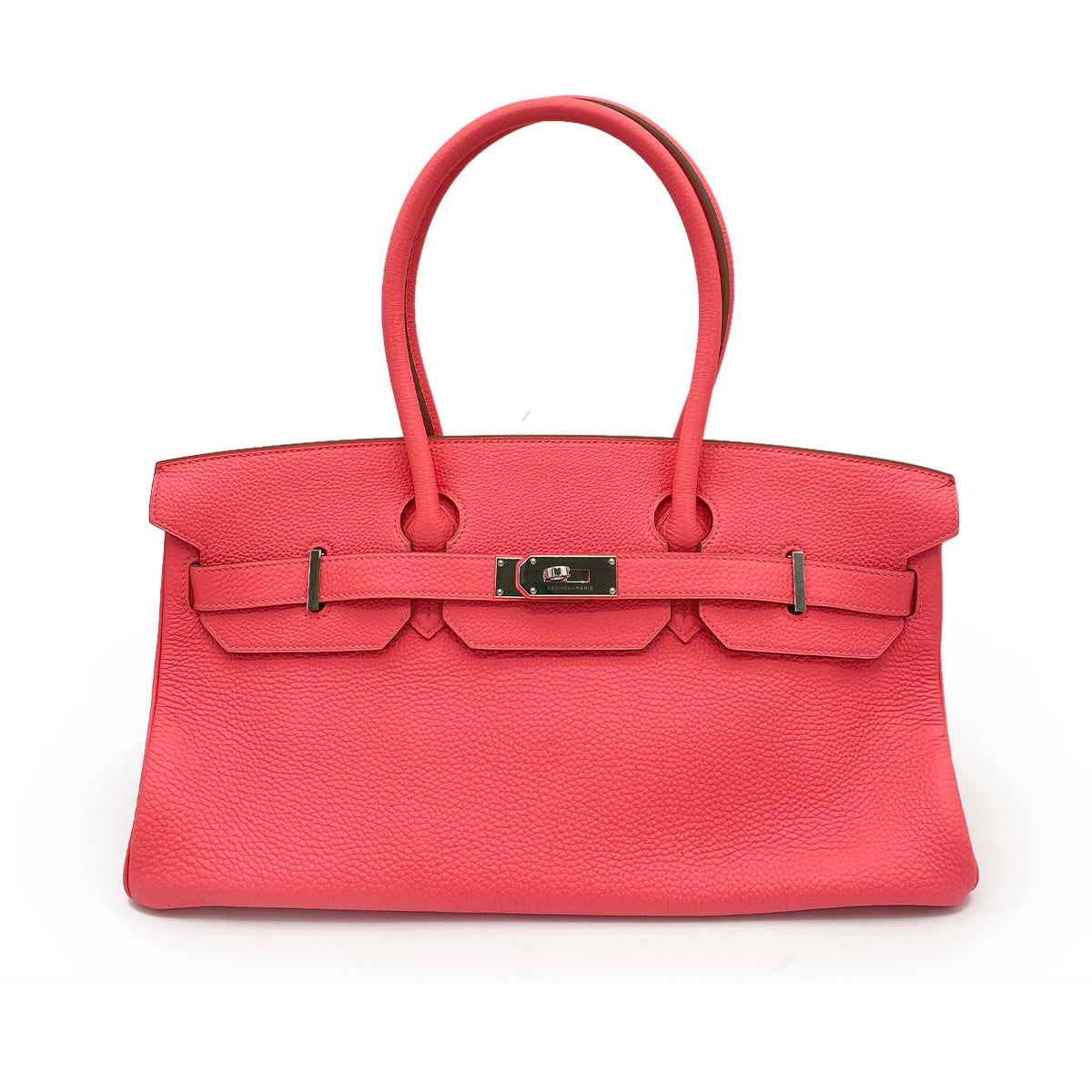 HERMES SHOULDER BIRKIN 42 ROSE LIPSTICK TAURILLON CLEMENCE HAND BAG □Q 90261611