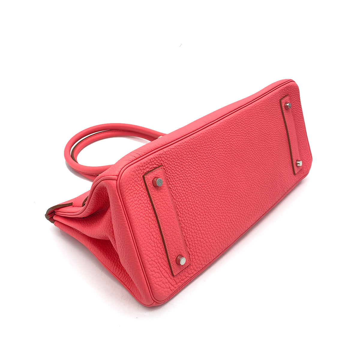 HERMES SHOULDER BIRKIN 42 ROSE LIPSTICK TAURILLON CLEMENCE HAND BAG □Q 90261611