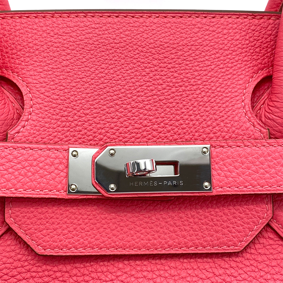 HERMES SHOULDER BIRKIN 42 ROSE LIPSTICK TAURILLON CLEMENCE HAND BAG □Q 90261611