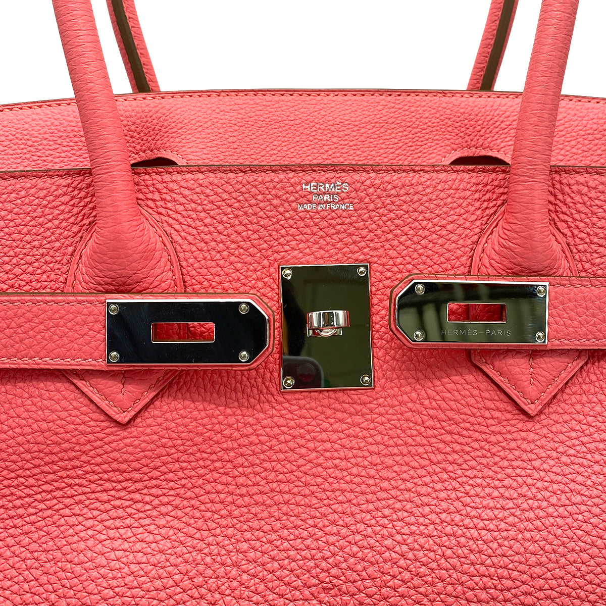 HERMES SHOULDER BIRKIN 42 ROSE LIPSTICK TAURILLON CLEMENCE HAND BAG □Q 90261611