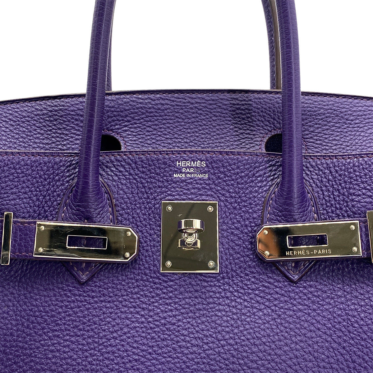 HERMES BIRKIN 30 IRIS TOGO HAND BAG □N SHW 90261638